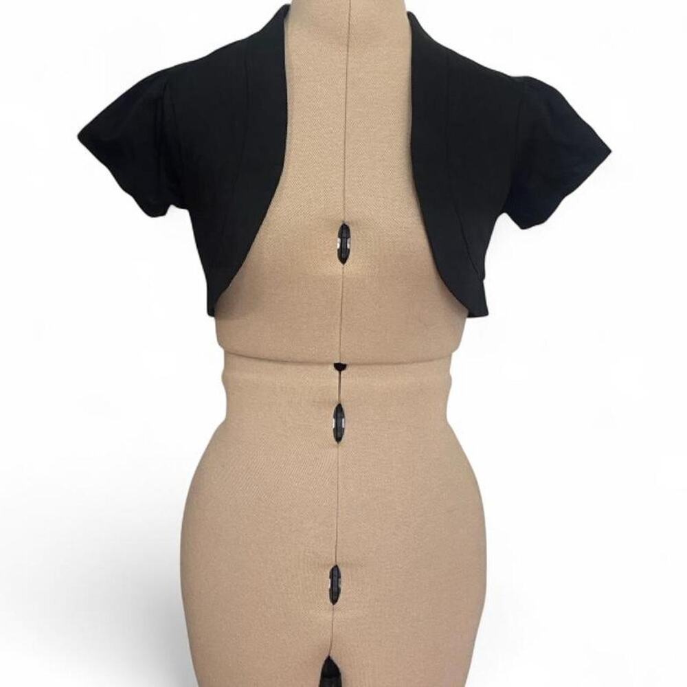 Y2K BCX black bolero, size S